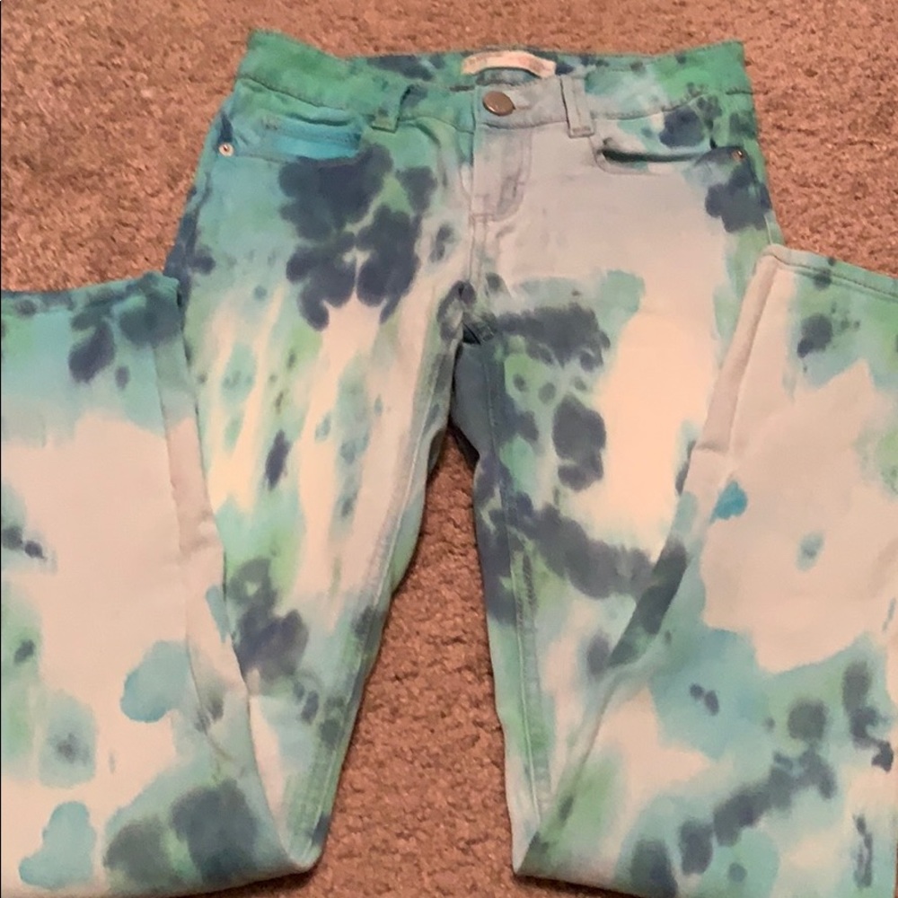 Tie dye size 7 jeans